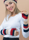Justin Striped Gloves