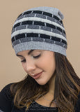 Justin Striped Alpaca Hat