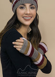 Justin Striped Gloves