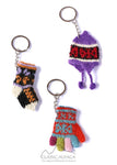 Tiny Alpaca Knit Keychain