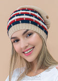 Justin Striped Alpaca Hat