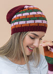 Justin Striped Alpaca Hat