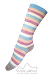 Striped Alpaca Sock