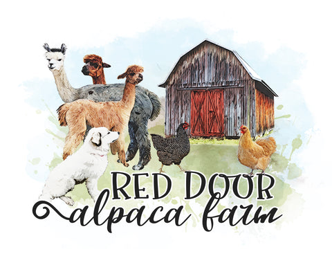 Red Door Alpaca Farm Gift Cerfificate